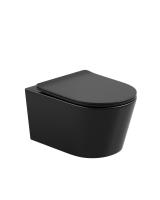 Унитаз подвесной Sapbox Lumara SB1124C1-MB безободковый с микролифтом