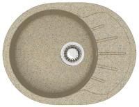 Кухонная мойка AZARIO Light 575х440х215 искусственный мрамор цвет Песочный CS00079922