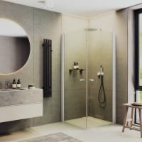 Душевой угол на монопетлях  MaybahGlass   MGY-1291-1 стекло бесцветное Душевой угол на монопетлях  MaybahGlass   MGY-1291-1 стекло бесцветное