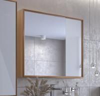 Зеркало-шкаф 70х70 HOME LINE Aurora А0129 нат шпон сосна