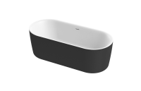 Ванна акриловая Cezares Metauro 180x80 METAURO-INT-Central-180-80-60-B-W-MATT