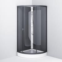 Душевая кабина без крыши AM.PM X-Joy W88C-301-090GG профиль черный стекло тонированное Душевая кабина без крыши AM.PM X-Joy W88C-301-090GG профиль черный стекло тонированное