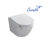 Унитаз подвесной Ceruttispa Sella CT9532 безободковый с микролифтом