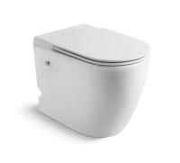 Унитаз приставной импульсного смыва безободковый Cerutti Spa SELLA Pulse CT10198 с сиденьем микролифт Унитаз приставной импульсного смыва безободковый Cerutti Spa SELLA Pulse CT10198 с сиденьем микролифт