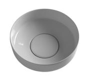 Накладнаяс установкой на пъедестал раковина с накладкой  White Ceramic Was W100705 черный матовый Накладнаяс установкой на пъедестал раковина с накладкой  White Ceramic Was W100705 черный матовый