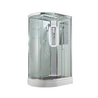 Душевая кабина с баней AvaCan 120x80 A2812RLED профиль хром