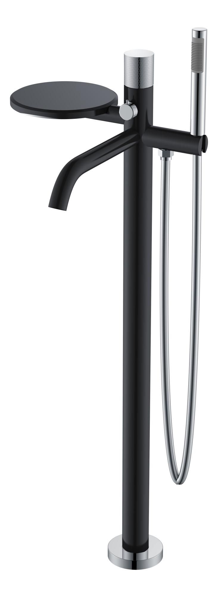Смеситель напольный Boheme STICK BLACK 129-BCR.2 TOUCH CHROME Смеситель напольный Boheme STICK BLACK 129-BCR.2 TOUCH CHROME