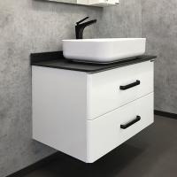 Тумба с раковиной Comforty Амстердам 75 см 00-00004668 подвесная белая