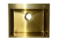 Мойка из нержавеющей стали Santegro 60 см STR6050GD золото