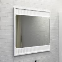 Зеркало Comforty Марсель 75 см 00-00012269 с подсветкой белое