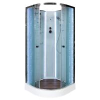 Душевая кабина 100x100 см AvaCan  EM1510NLED с узором Душевая кабина 100x100 см AvaCan  EM1510NLED с узором