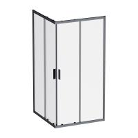 Душевой уголок AM.PM Gem 100x195x100 W90G-403-100100-BT профиль черный