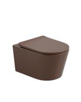 Унитаз подвесной Sapbox Lumara SB1124C1-MDB безободковый с микролифтом