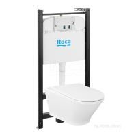ПЭК Roca The Gap Round Pack 893105000 подвесной унитаз Rimless + инсталляция + сиденье Supralit ПЭК Roca The Gap Round Pack 893105000 подвесной унитаз Rimless + инсталляция + сиденье Supralit