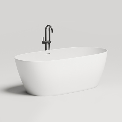 Ванна из искусственного камня Lofo 170x80 UM12122 Solid Surface матовая отдельностоящая