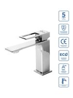 Смеситель для раковины BelBagno Luce LUC-LVM-CRM хром глянцевый