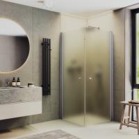 Душевой угол на монопетлях  MaybahGlass   MGY-1293-5 стекло сатин Душевой угол на монопетлях  MaybahGlass   MGY-1293-5 стекло сатин