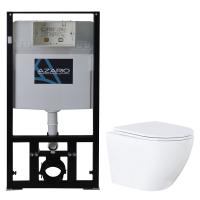 Сет инсталляция унитаз со крытым сливом БЕЗ КЛАВИШИ  Azario  AZ-8010-1000+AZ-0046N