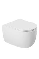 Унитаз подвесной Sapbox Arilon SB1131T2-W безободковый с микролифтом