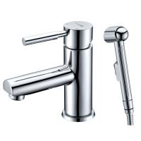 Смеситель для раковины с гигиеническим душем WasserKRAFT Main 4108 хромоникелевый глянцевый