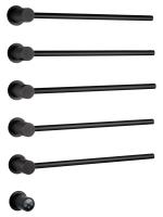 Полотенцесушитель электрический Wonzon & Woghand Hamburg WW-AL315-MB встраиваемый черный матовый