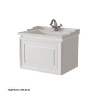 Тумба с раковиной Caprigo Ponza 60 см 13510-021.000.00.05 подвесная белая
