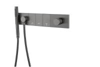 Смеситель для душа Boheme Zodiac 132-SYS-GM графит матовый