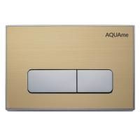Панель смыва для инсталляции AQUAme AQM4105G золотая Панель смыва для инсталляции AQUAme AQM4105G золотая