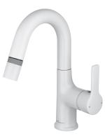 Смеситель для раковины Wonzon & Woghand WW-FE01L212-MW белый матовый