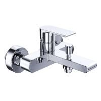 Смеситель для ванны AZARIO DELANO короткий излив хром AZ-15840511 Смеситель для ванны AZARIO DELANO короткий излив хром AZ-15840511