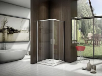 Душевое ограждение GOOD DOOR LATTE CR-80-C-WE  80x80x185 Душевое ограждение GOOD DOOR LATTE CR-80-C-WE  80x80x185