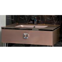 Консоль Armadi Art Lucido 80 см 770-080-PU под раковину подвесная