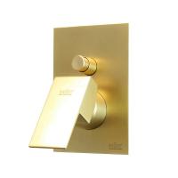 Смеситель для душа встраиваемый Webert Pegaso PE860101794 матовое золото матовый