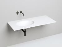 Раковина каменная встраиваемая снизу матовая 55x40 Salini MAREA 1802211M Раковина каменная встраиваемая снизу матовая 55x40 Salini MAREA 1802211M