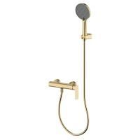 Смеситель AQUAme Monza AQM6313BG шлифованное золото Смеситель AQUAme Monza AQM6313BG шлифованное золото