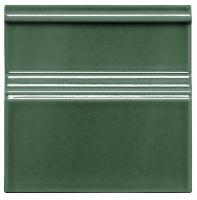 Плинтус Rodapie Clasico C/C Verde Oscuro 15x15 см