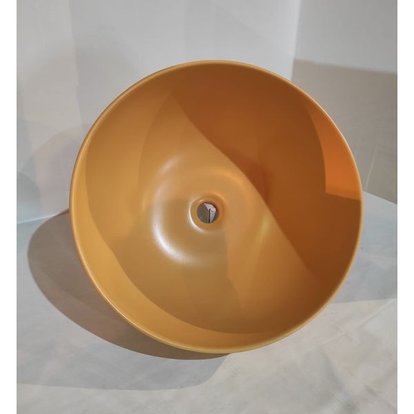 Раковина  White Ceramic Dome W0307OC оранжевый матовый Раковина  White Ceramic Dome W0307OC оранжевый матовый