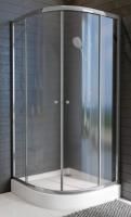 Душевое ограждение полукруглое Koller Pool NF90 90х90x185 профиль хром стекло матовое Душевое ограждение полукруглое Koller Pool NF90 90х90x185 профиль хром стекло матовое