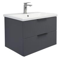 Тумба с раковиной Comforty Лима 70 см 00-00019212 подвесная антрацит