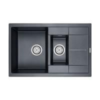 Мойка для кухни кварцевая 77,5x49,5 Paulmark PM237850-BLM Мойка для кухни кварцевая 77,5x49,5 Paulmark PM237850-BLM