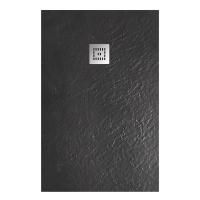 Душевой поддон из искусственного мрамора в комплекте с сифоном 90x120 см BelBagno UNO TRAY-MR-UNO-AH-120/90-35-NERO-CR чёрный матовый Душевой поддон из искусственного мрамора в комплекте с сифоном 90x120 см BelBagno UNO TRAY-MR-UNO-AH-120/90-35-NERO-CR чёрный матовый