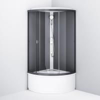 Душевая кабина 90х90 AM.PM X-Joy W88C-301A-090GG профиль черный стекла матовые Душевая кабина 90х90 AM.PM X-Joy W88C-301A-090GG профиль черный стекла матовые