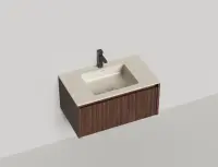 Тумба под раковину Salini Domino 80 см 27D208ONF подвесная любой RAL