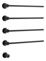 Полотенцесушитель электрический Wonzon & Woghand Dortmund WW-A364-MB встраиваемый черный матовый