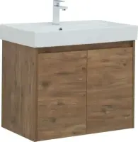 Тумба под раковину Aquanet Nova Lite 70 см 00298852 подвесная дуб рустикальный