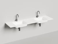 Раковина-столешница каменная матовая 180x50 Salini ONDA 1402202MRF окрашена по RAL Раковина-столешница каменная матовая 180x50 Salini ONDA 1402202MRF окрашена по RAL