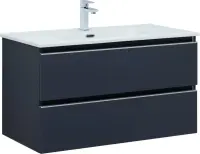 Тумба под раковину Aquanet Вега 90 см 00329592 подвесная маренго