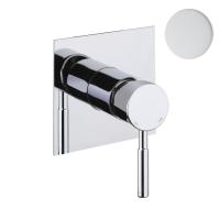 Смеситель для душа встраиваемый Webert Rimini RI880101740 белый матовый