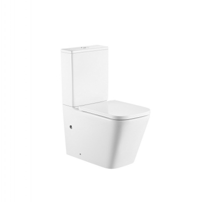 Унитаз-компакт Abber Rechteck AC1210T безободковый с микролифтом