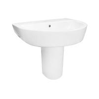 Раковина Creo Ceramique Rennes 60 см RE3000+RE3050 с полупьедесталом